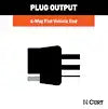 CURT MFG 56507 CUSTOM WIRING HARNESS  4-WAY FLAT O