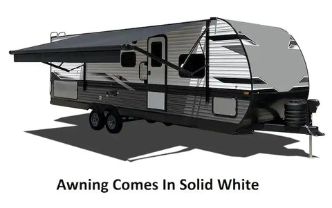 VELARIUM VR18001000A SOLID WHITE CANOPY/ROLL TUBE 18'