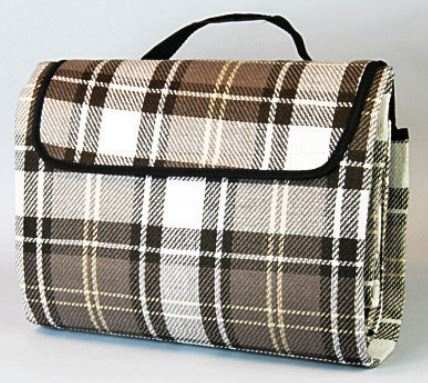 BLANKET BRWN/GRY 6.5' X 5