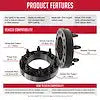 REVOLUTION 8170-8170HS-C14 ADAP-STEEL -8X170 1.5 124.9 M14 1.5