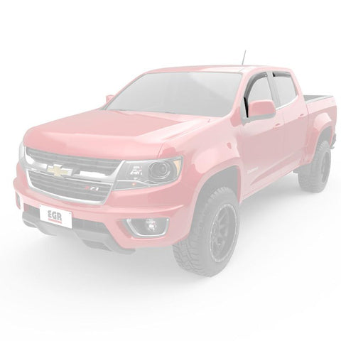 EGR MATTE IN CHANNEL VENTVISOR ; 15-22 COLORADO/CANYON CREW CAB