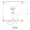 GH-21002 GOOSEPUCK 5' OFFSET BALL-PUCK MOUNT