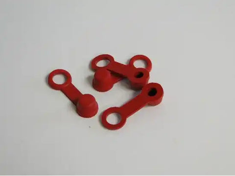 HELIX RACING 202-2001 BRAKE BLEEDER CAP  RED  W/ TETHER
