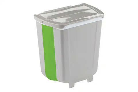 COLLAPSIBLE TRASH CAN WITH LID - 8L
