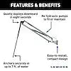 LEWMAR AXIS SHALLOW WATER ANCHOR -
