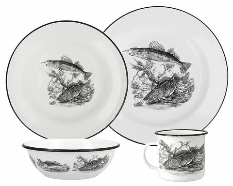 16 PC ENAMELWARE SET