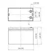 12.8V 12AH F2 TERMINAL LIFEPO4