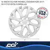 COAST2COAST IWC52816S WC 17-19 COROLLA SILVER 16' 6 SPK