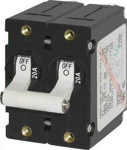 CIRCUIT BREAKER AA2TOGGLE 20A WHT