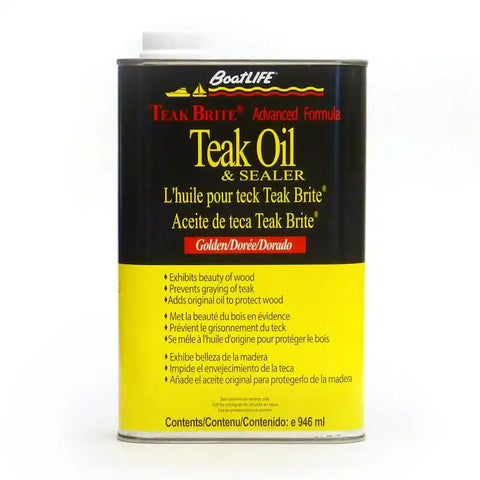 TEAK OIL 32 FL.OZ. GOLDEN