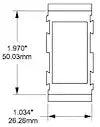 CONTURA MOUNTING PANEL CENTER