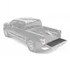 TrailFX RTUN07TG - Direct-Fit Covers Tailgate Lip Black High Density Polyethylene