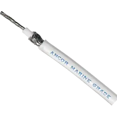 COAXIAL CABLE  RG 8X  WHITE - 100FT