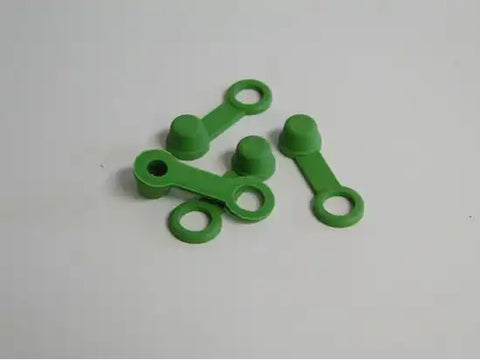 HELIX RACING 202-2003 BRAKE BLEEDER CAP  GREEN  W/ TETHER