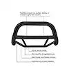 Black Horse Off Road MBB-HYB6201 Steel No skid plate