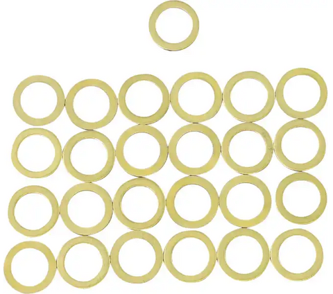 HELIX RACING 205-2505 BRAKE BANJO WASHERS 25 PC  COPPER