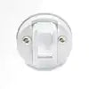 WHITE NYLON NON-LOCKING SLAM LATCH