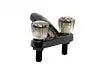 RV LAVATORY FAUCET W/SMOKED ACRYLIC