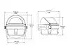 COMPASS  BRKT MNT  3' COMBI  BLACK