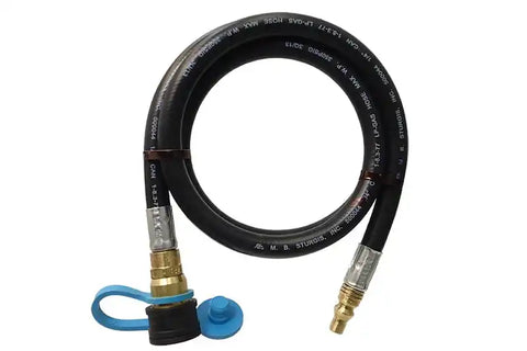 DUAL QD HOSE.  MALE QD PLUG X FEMAL
