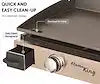 FLAT TOP PORTABLE PROPANE CAST IRON