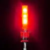 BRIGHT CONSTANT AMBER/RED LED WHIP