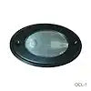 BLACK OVAL COURTESY LED W/ MNT RING
