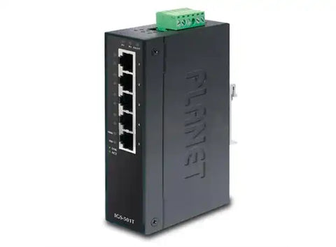 PLANET INDUSTRIAL 5-PORT SLIM TYPE