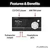 ENTERTAINMENT SYSTEM  BLACK