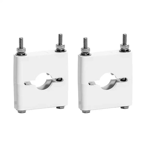 PAIR OF SPLIT MOUNTS W/ STAINLESS S