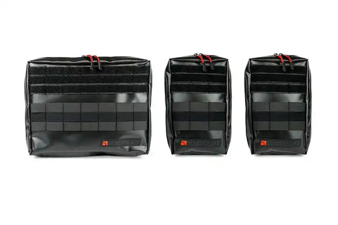 BUILTRIGHT 105103 MOLLE POUCH 3PC KIT  1X LARGE  2X S