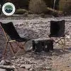 OVERLAND VCL 30100041 KICK IT CAMP CHAIR - WOOD BASE & ST