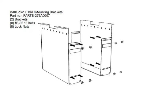 BAK IND PARTS-276A0007 BAKBOX2 LARGE END PLATES