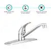 SINGLE LEVER RV KITCHEN FAUCET - BR