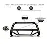 Black Horse Off Road MBT-MG612-PLFR Textured Steel come with License plate Relocator