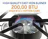 FLAME KING YSN-SB200K 200K BTU SINGLE BURNER PROPANE STOV