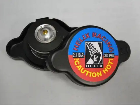 HELIX RACING 212-2100 RADIATOR CAP BLACK 2.1 BAR