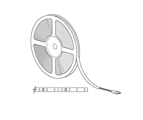 CAREFREE/CO. R060733-001 RGB LED RIBBON 8' LEAD