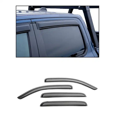 BLACK HORSE 14SUB27 CHROME RAIN GUARDS