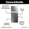 8 CU.FT VCM STAINLESS STEEL DOOR PA