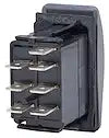 SWITCH CONTURA DPDT (ON)-OFF-ON