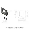 GH-102229 2' BOLT ON ANTI RATTLE ATTACHMENT