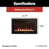 30 INCH BUILTIN ELECTRIC FIREPLACE