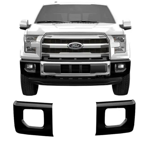 GLOSS BLACK BUMPER OVERLAY WITH FOG