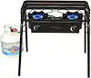 FLAME KING YSN-DB60K 60K BTU DOUBLE BURNER STOVE