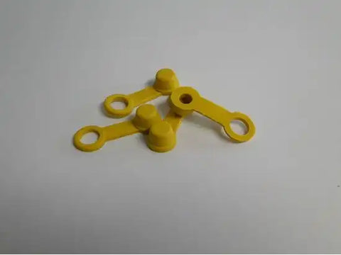 HELIX RACING 202-2002 BRAKE BLEEDER CAP  YELLOW  W/ TETHE