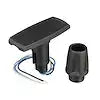 ASM-RECT BASE  BLK  3 PIN