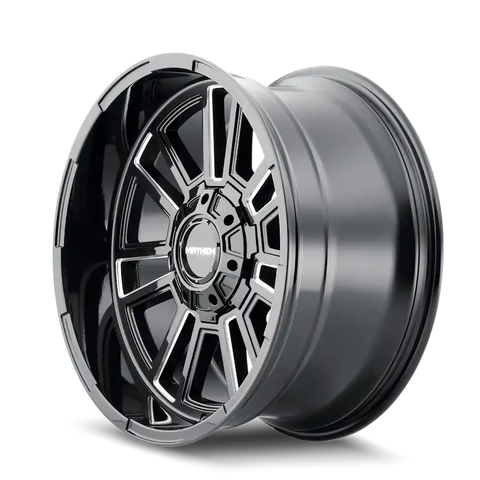 WHEEL GROUP 8115-2981BM MAYHEM APOLLO 8115 GLOSS BLACK/MILL