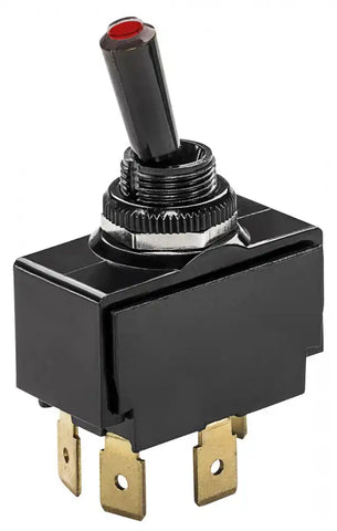 LIGHTED TIP TOGGLE SWITCH (ON/OFF/O