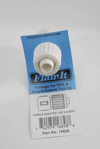 1PC FEMALE ADPT 1/2'PX3/4